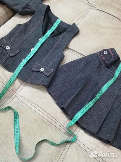 Школьная форма для девочки 7-8 лет Костюм школьный