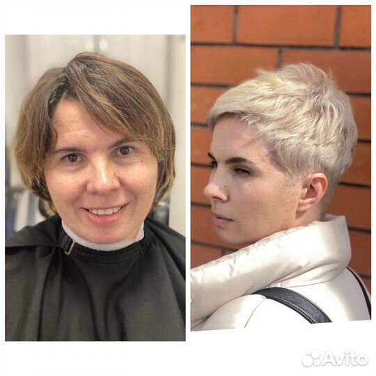 Стрижки, окрашивание волос, перманент бровей,губ