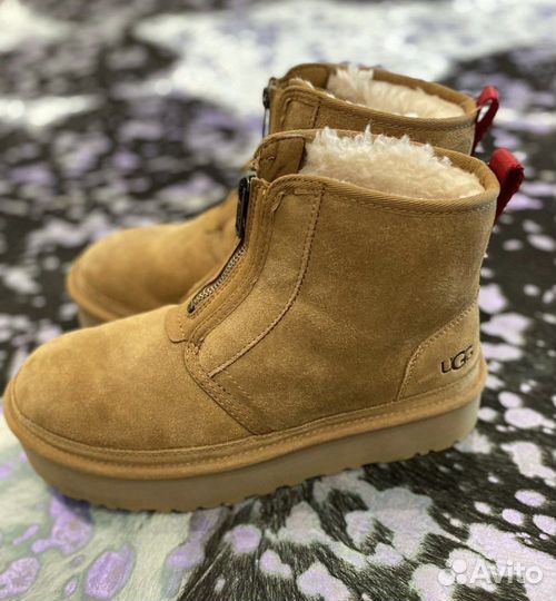 Ugg Neumel Platform Zip Chestnut Ботинки