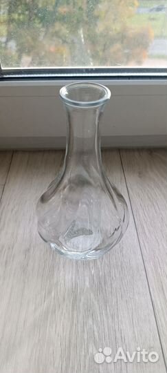 Кувшин для вина, вазочка стеклянная