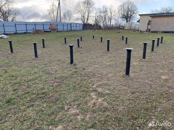 Винтовые сваи под ключ Монтаж фундамента за 1 день