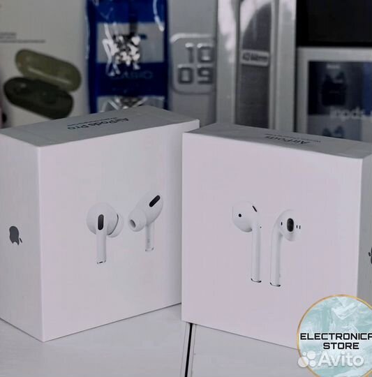 Блютуз Наушники Airpods 2 Молочно-Яркие