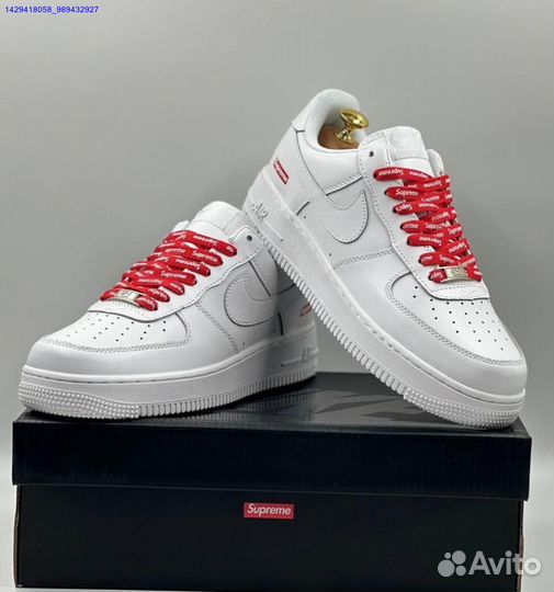 Кроссовки Nike Air Force 1 Low & Supreme (Арт.24516)