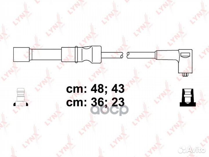 SPE1808 к-кт проводов Chevrolet Lacetti 1.4/1