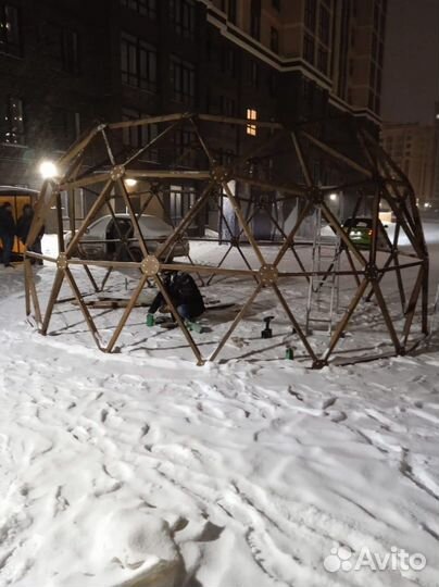 Купольный сферический шатер