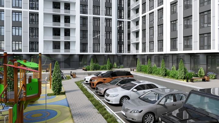 1-к. квартира, 54 м², 2/12 эт.