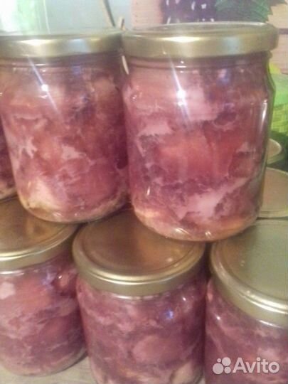 Тушёнка домашняя(с бесплатной доставкой на дом)