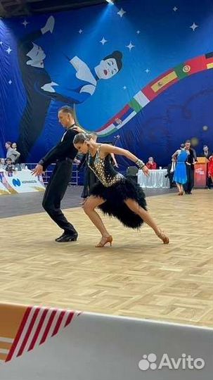 Платье для бальных танцев латина ю2, молодёжь