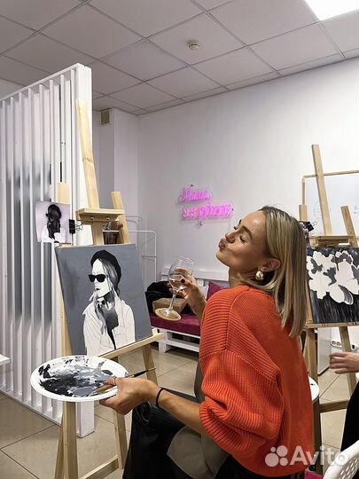 Арт-свидание, вечеринка, мастер класс по рисованию