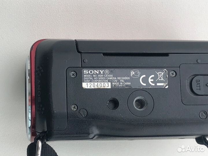 Видеокамера Sony HDR CX100E