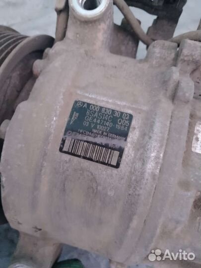 Компрессор кондиционера Мерседес Бенц W213 2.0