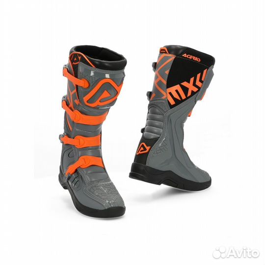 Мотоботы Acerbis X-team grey-orange