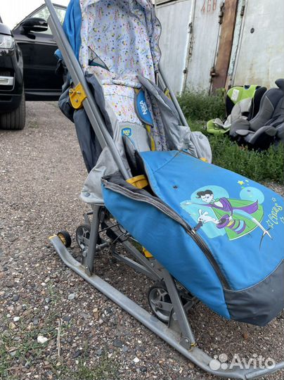 Коляска санки