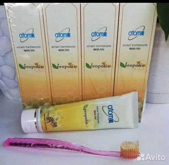 Зубная паста и щетка Атоми Корея