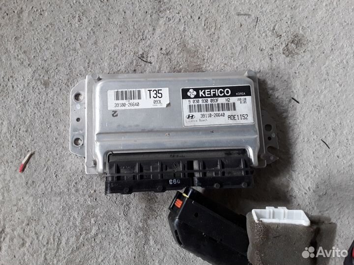 Блок управления двигателем хендай акцент эбу