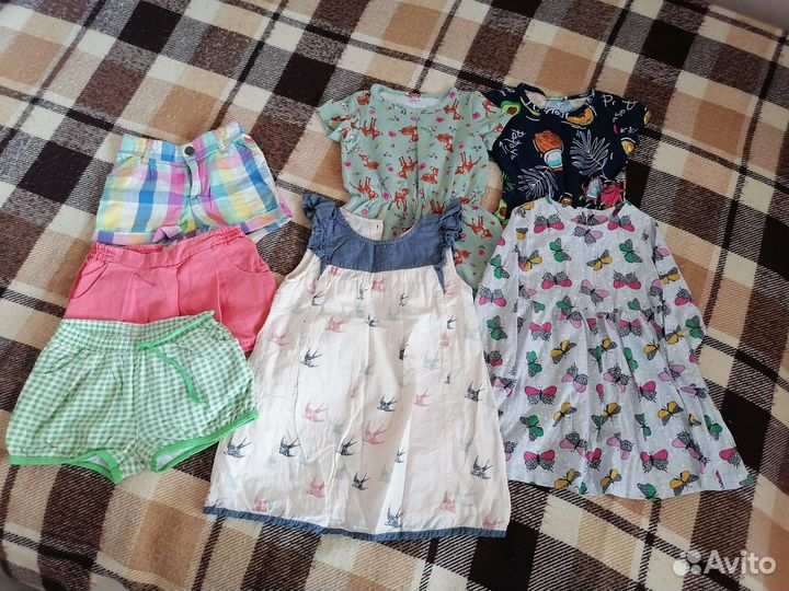 Вещи пакетом на девочку 98-104 см