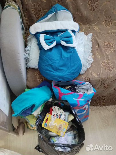 3 пакета вещей от 0 до 6 мес. На мальчика