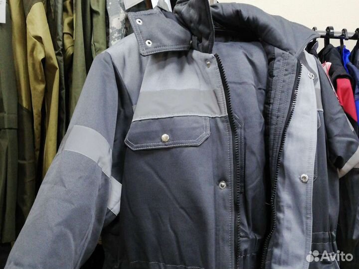 Костюм зимний мужской Титан серый спецодежда