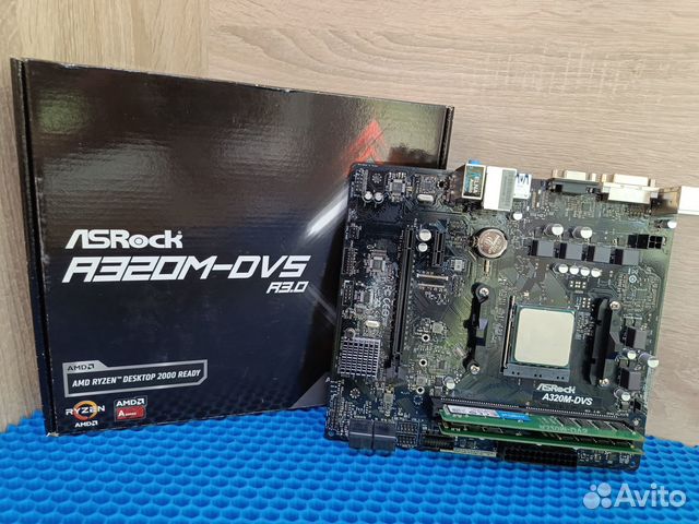 Материнская плата ASRock A320M-DVS R3.0 AM4 купить в Екатеринбурге ...