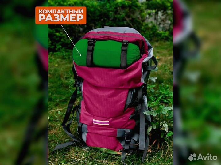 Туристический коврик с встроенным насосом