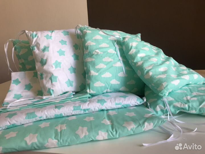 Комплект постельного белья в детскую кроватку