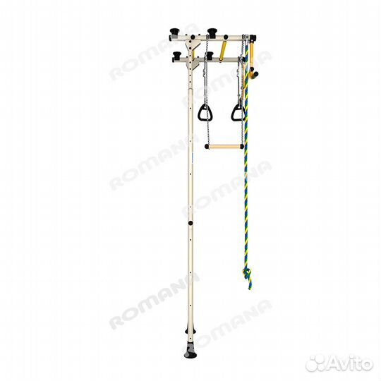 Шведская стенка Белая с жёлтым (R-2) 