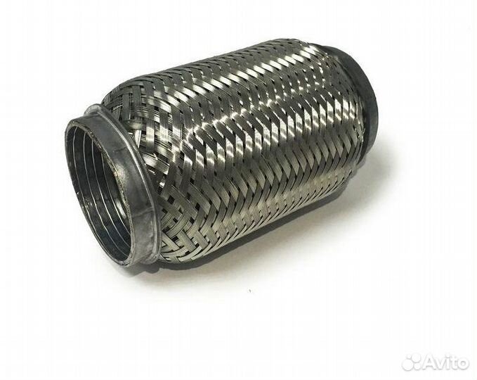 Гофра выпускная 63мм - длина 100мм interlock