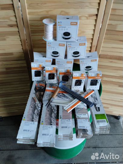 Цепи,шины, напильники Stihl, бухты