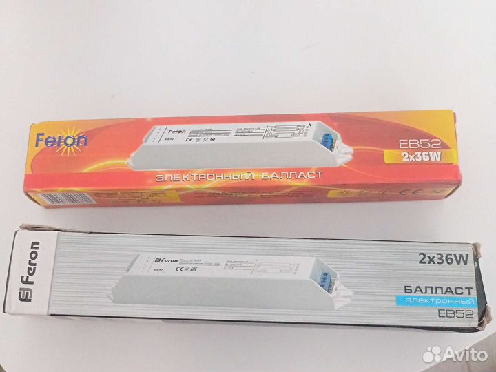 Электронный балласт Feron EB52 2*36w