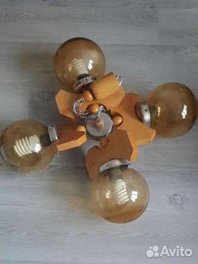 Люстра потолочная подвесная бу