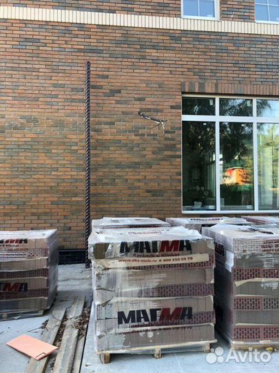 Кирпич облицовочный-полнотелый -2,1 нф блоки