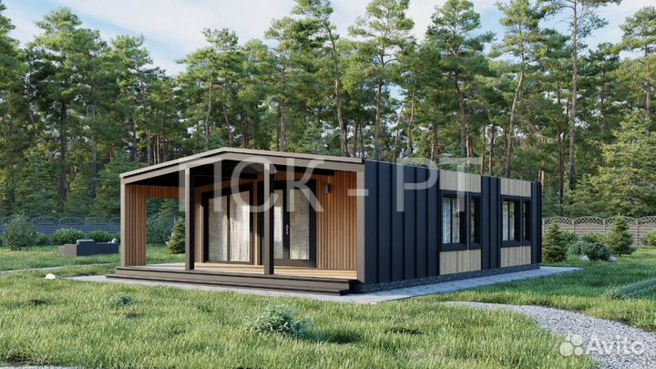 Модульный дом 74.25м2