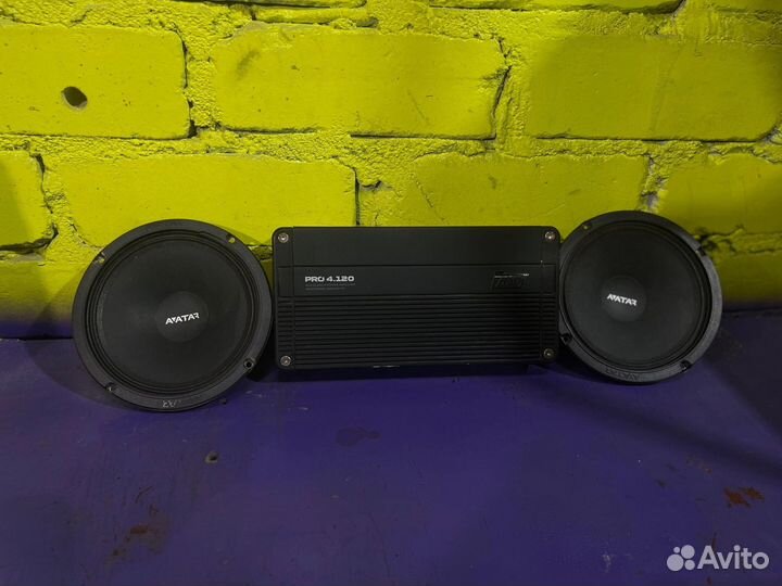 Усилитель AMP pro 4.120 динамики автарар