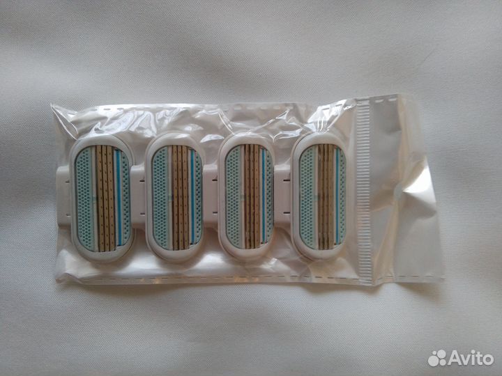 Лезвия для бритья 4 шт. mach 3 мужские и женские