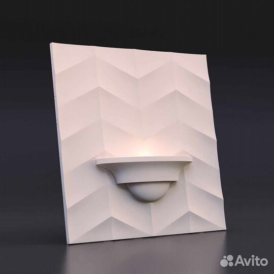 Гипсовая 3D панель 