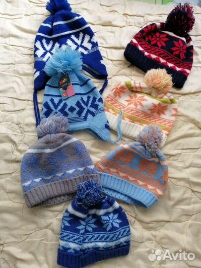 Шапки демисезонные, зимние, кепки