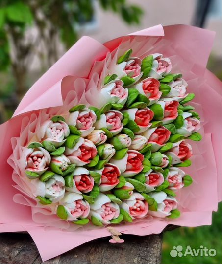 Съедобные букеты из зефира