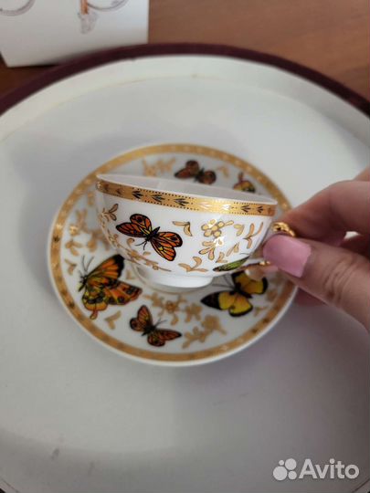 Сервиз чайный тонкий фарфор