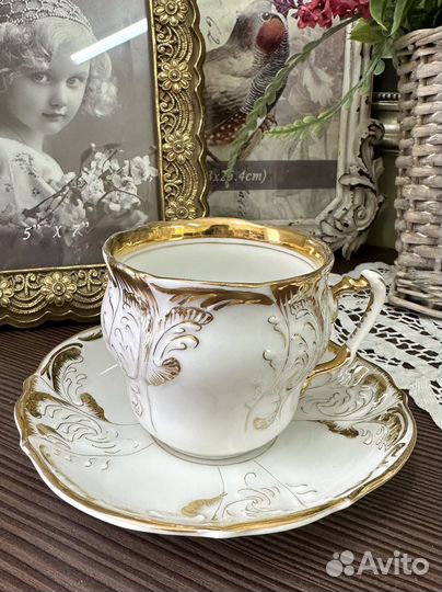 Антикварные чайные пары Франция
