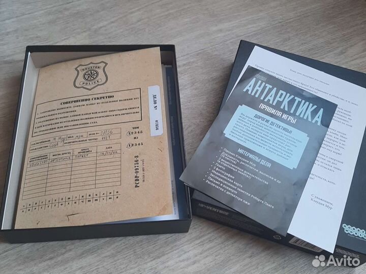 Настольная игра детектив Роковая антарктика