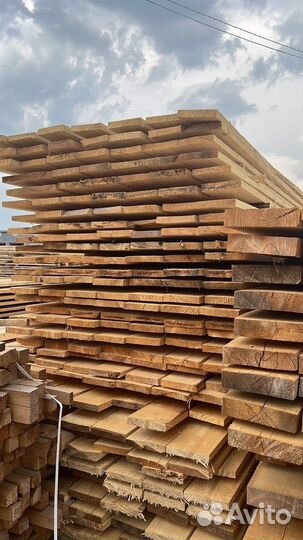 Доска обрезная сухая 25х150х6м