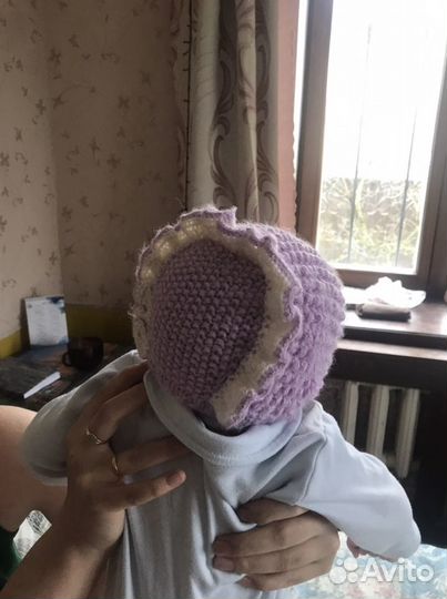Вязаная шапка детская