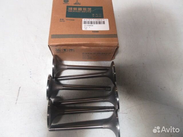 Клапан впускной для двигателя Deutz TD226/WP6, (12