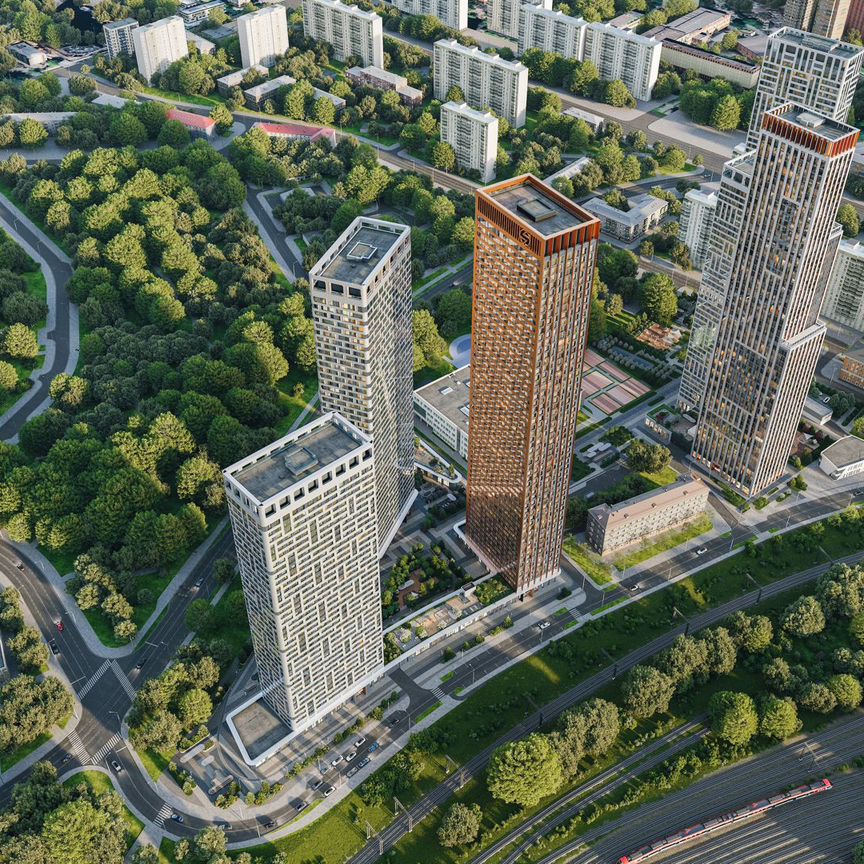 2-к. квартира, 66,1 м², 36/60 эт.