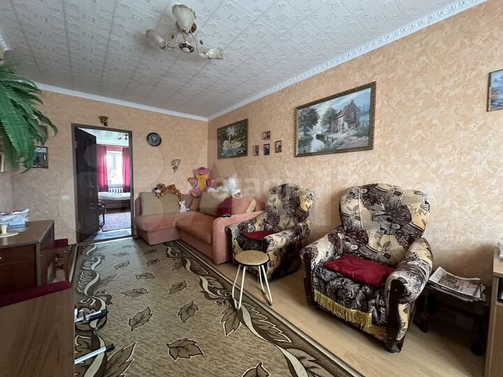 3-к. квартира, 60 м², 2/2 эт.
