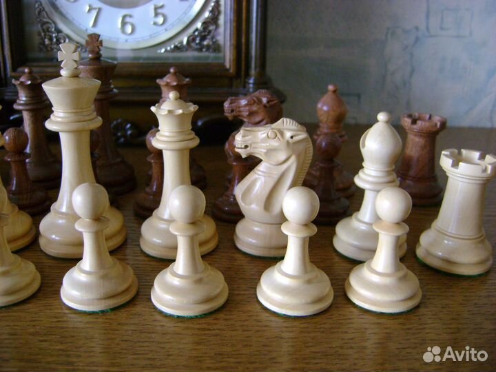 Шахматные фигуры Paul Morphy Стаунтон Самшит