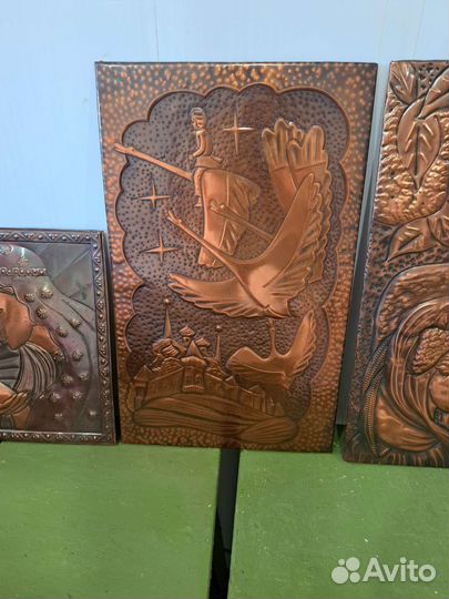 Чеканки медные