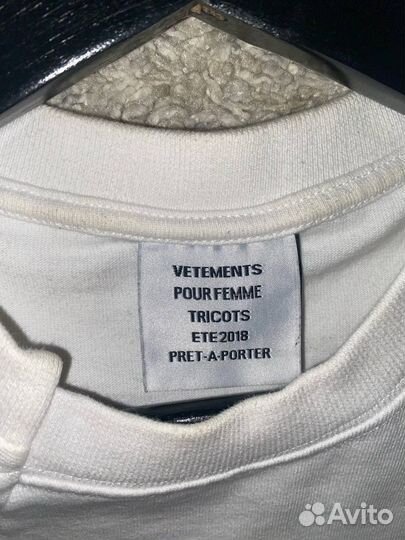 Vetements zurich футболка оригинал