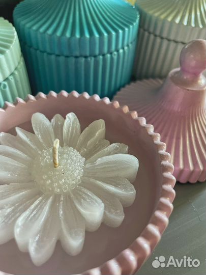 Свечи в гипсе