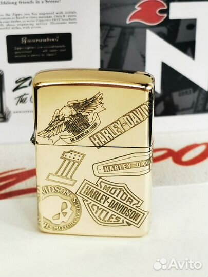 Зажигалка Zippo Armor Harley Shell